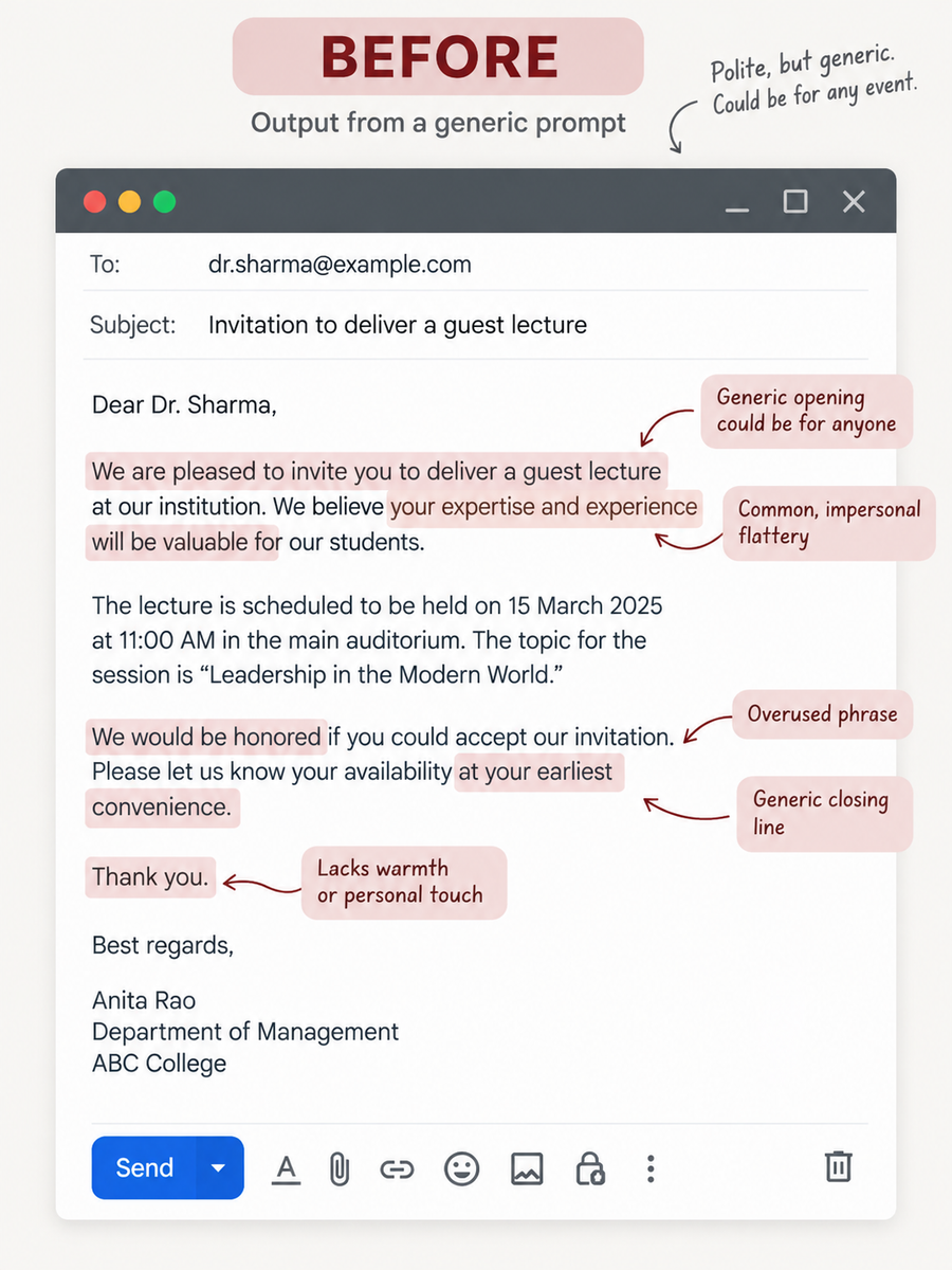 Guest Invitation before